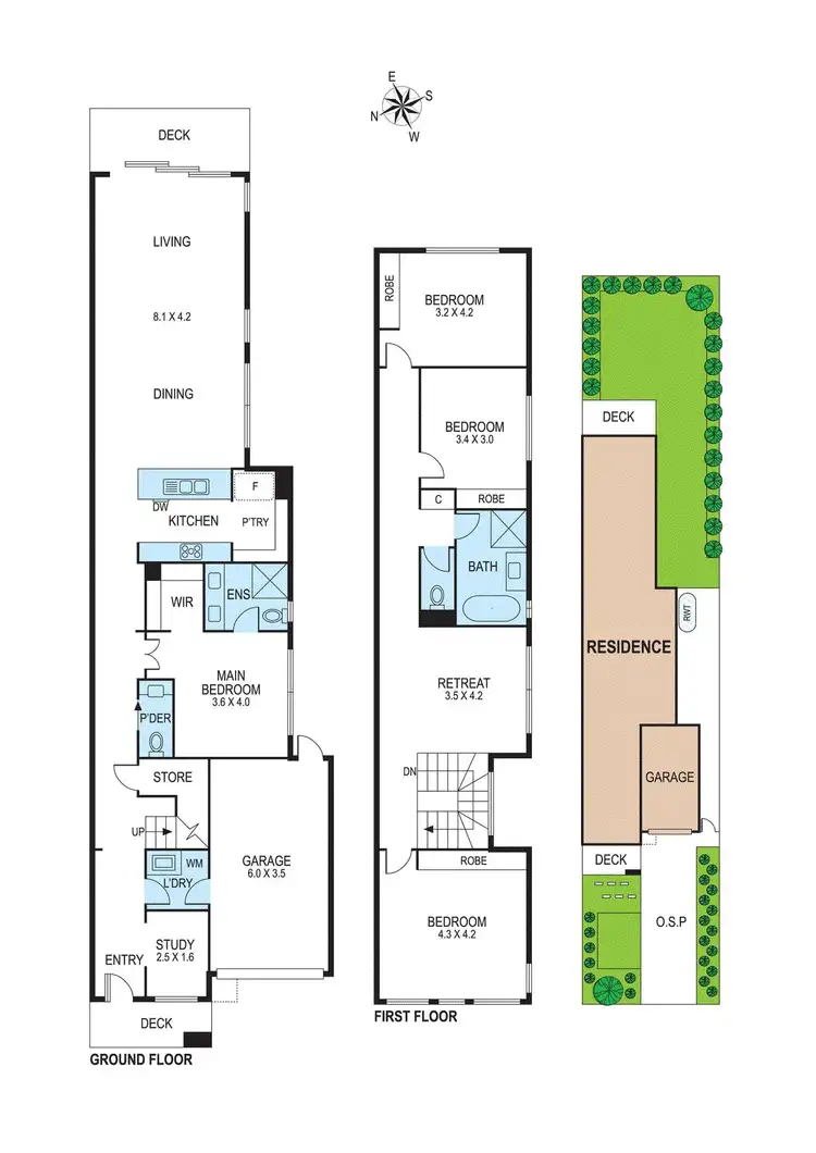 Floorplan of Homely townhouse listing, 12a Begg Street, Bentleigh East VIC 3165