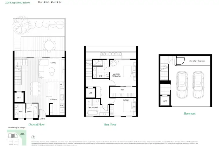 Floorplan of Homely house listing, 2/28 King Street, Balwyn VIC 3103