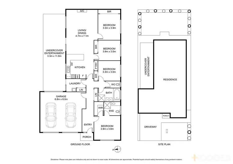 Floorplan of Homely house listing, 3 Argun Court, Lara VIC 3212