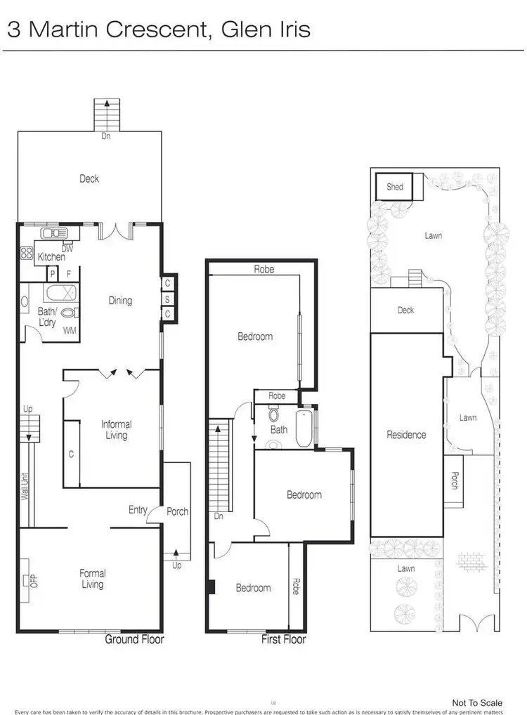Floorplan of Homely house listing, 3 Martin Crescent, Glen Iris VIC 3146