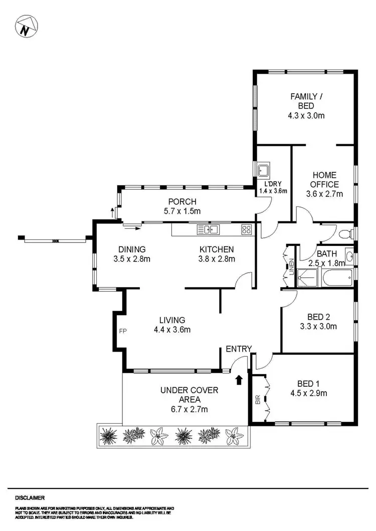 Floorplan of Homely house listing, 24 Ivanhoe Street, Wendouree VIC 3355