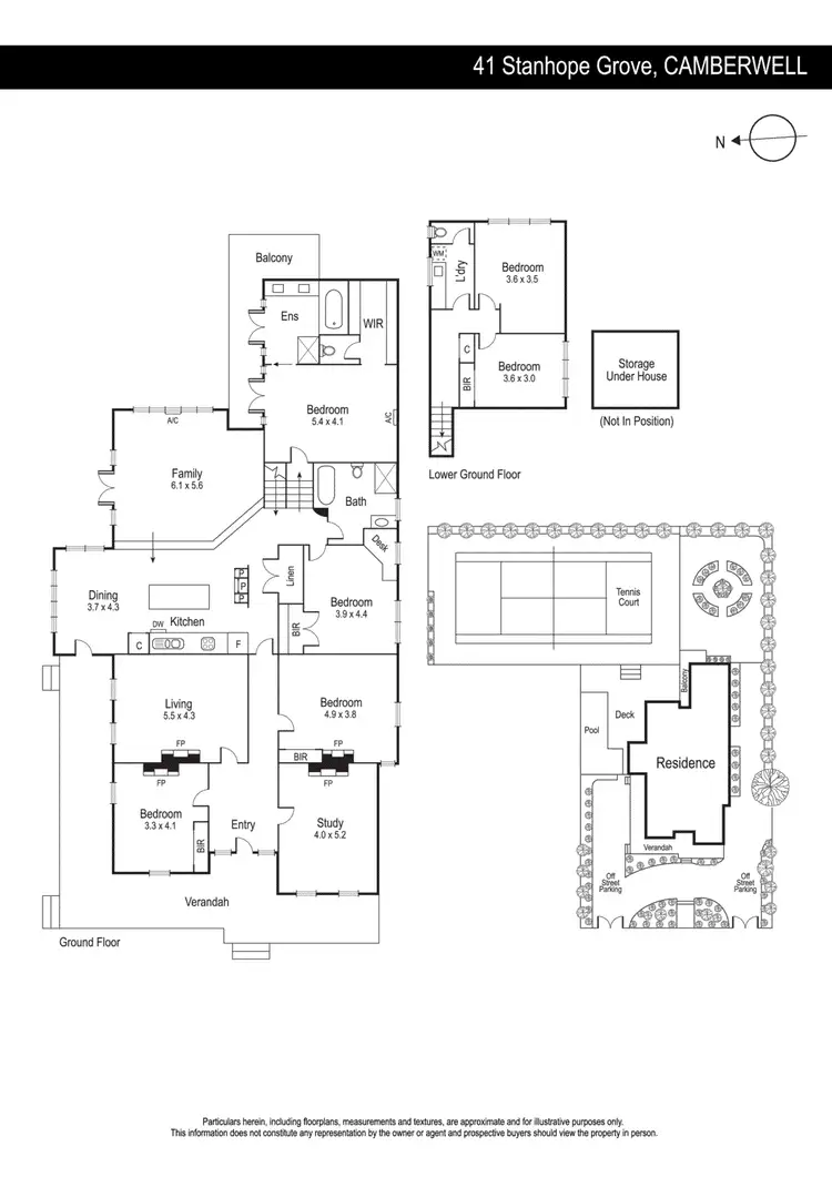 Floorplan of Homely house listing, 41 Stanhope Grove, Camberwell VIC 3124