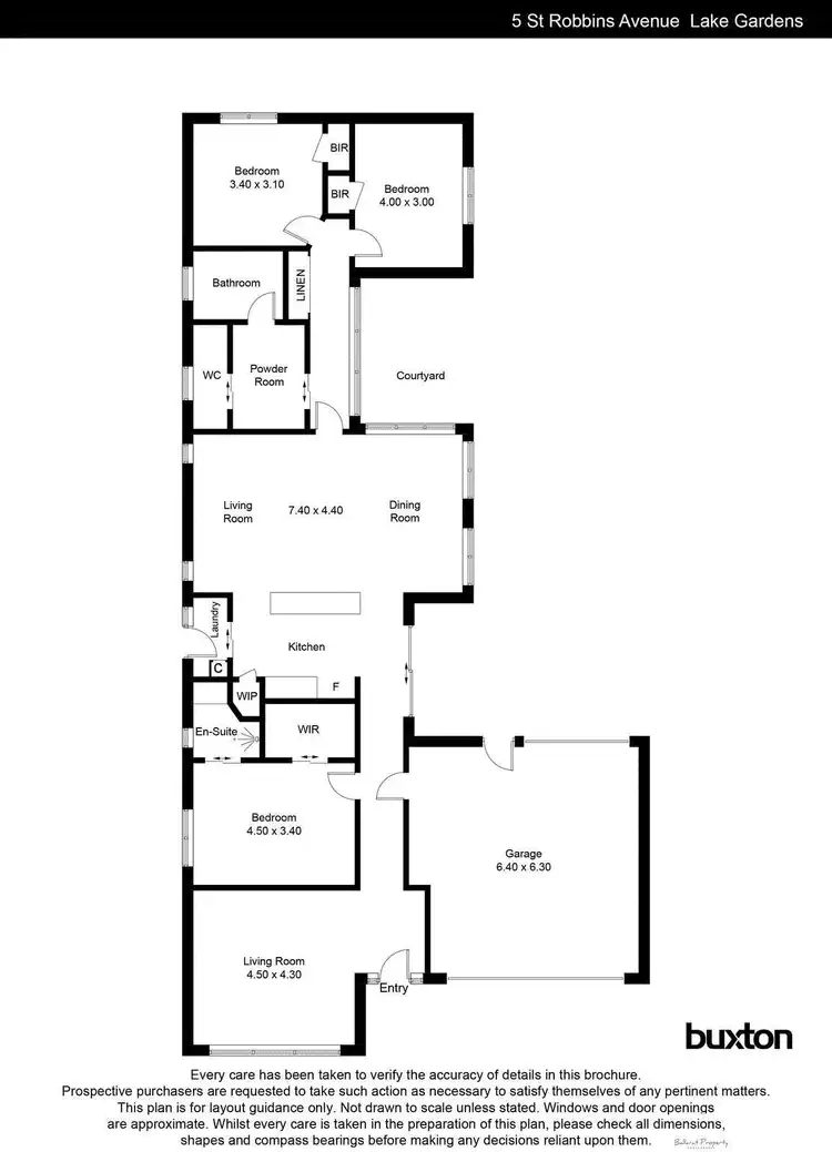 Floorplan of Homely house listing, 5 St Robbins Avenue, Lake Gardens VIC 3355