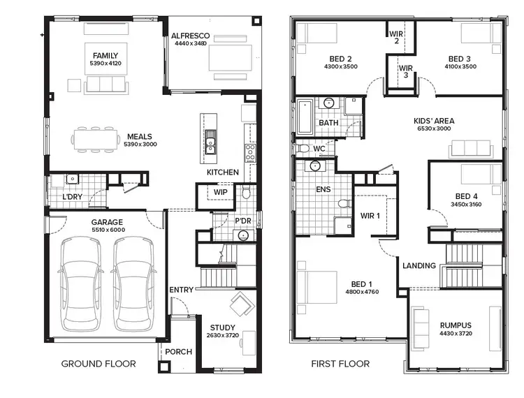 Floorplan of Homely house listing, 6 Nash Boulevard, Rockbank VIC 3335