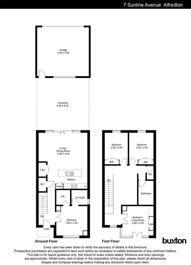 Floorplan of Homely townhouse listing, 7 Sunline Avenue, Alfredton VIC 3350