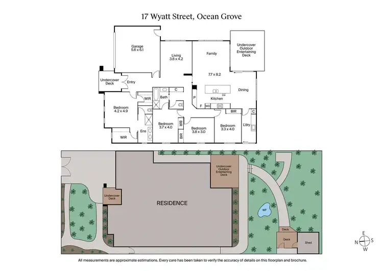 Floorplan of Homely house listing, 17 Wyatt Street, Ocean Grove VIC 3226