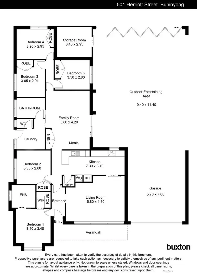 Floorplan of Homely house listing, 501 Herriott Street, Buninyong VIC 3357