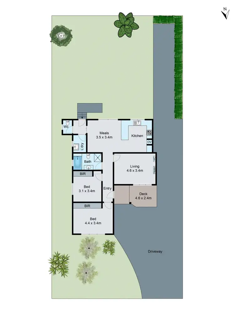 Floorplan of Homely house listing, 8 Berkeley Street, Huntingdale VIC 3166