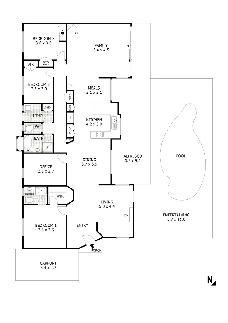 Floorplan of Homely house listing, Lot 7/142 Barry Street, Romsey VIC 3434