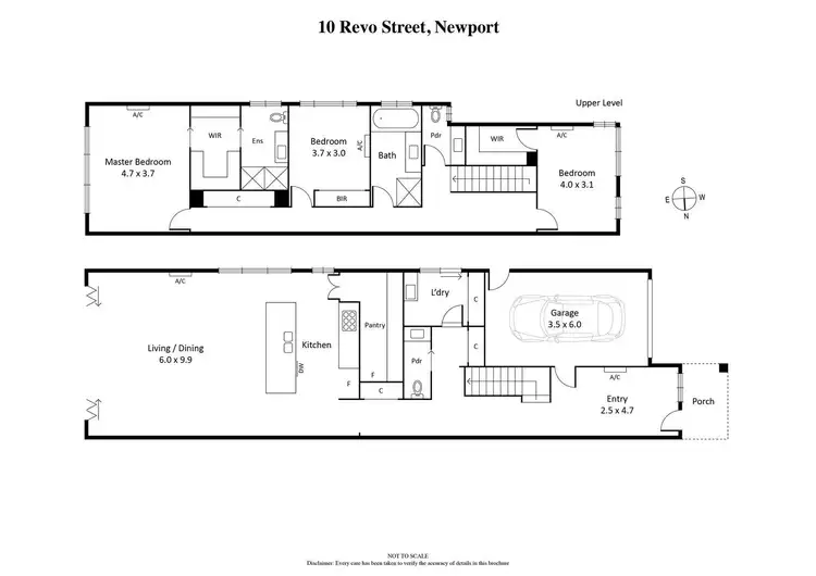 Floorplan of Homely townhouse listing, 10 Revo Street, Newport VIC 3015