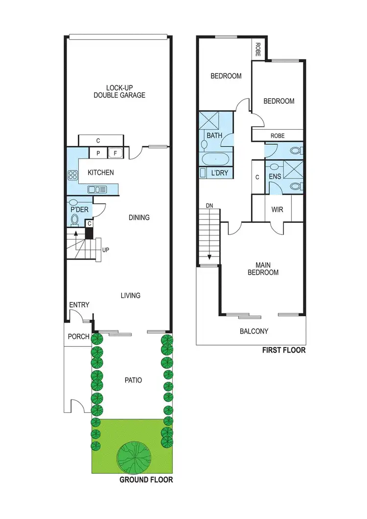 Floorplan of Homely townhouse listing, 7/28 Clairmont Avenue, Bentleigh VIC 3204
