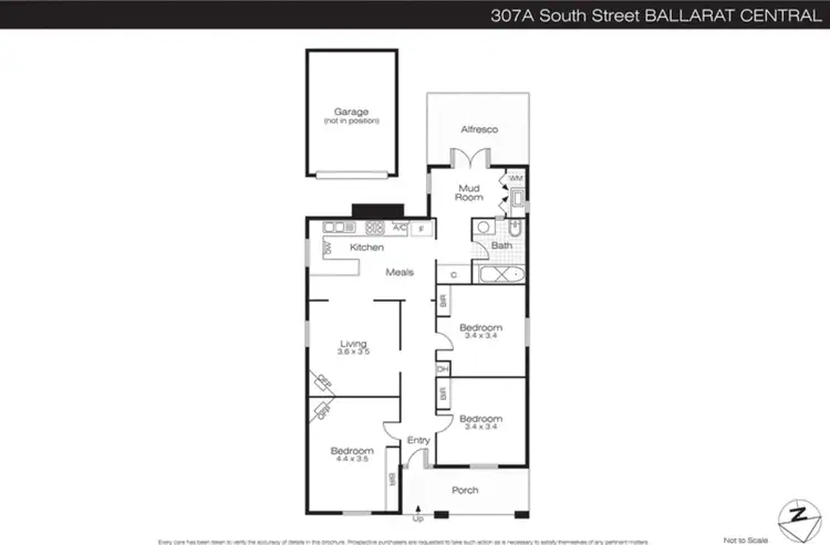 Floorplan of Homely house listing, 307A South Street, Ballarat Central VIC 3350