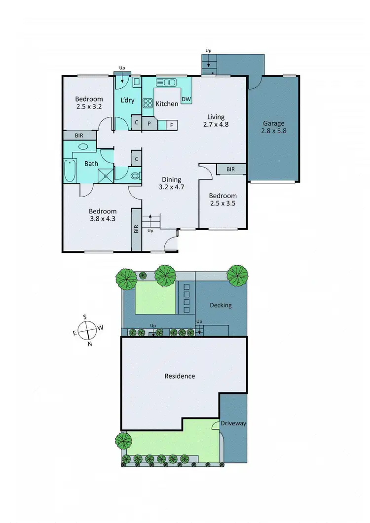 Floorplan of Homely house listing, 22 Nyrang Street, Chadstone VIC 3148