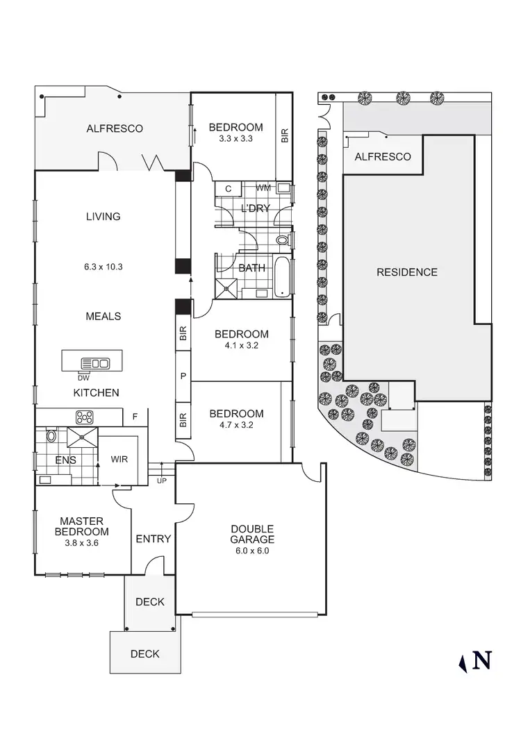 Floorplan of Homely house listing, 46 Aylesbury Boulevard, Doreen VIC 3754
