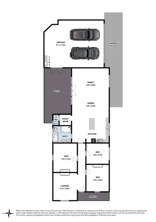 Floorplan of Homely house listing, 2 Elizabeth Street, Geelong West VIC 3218