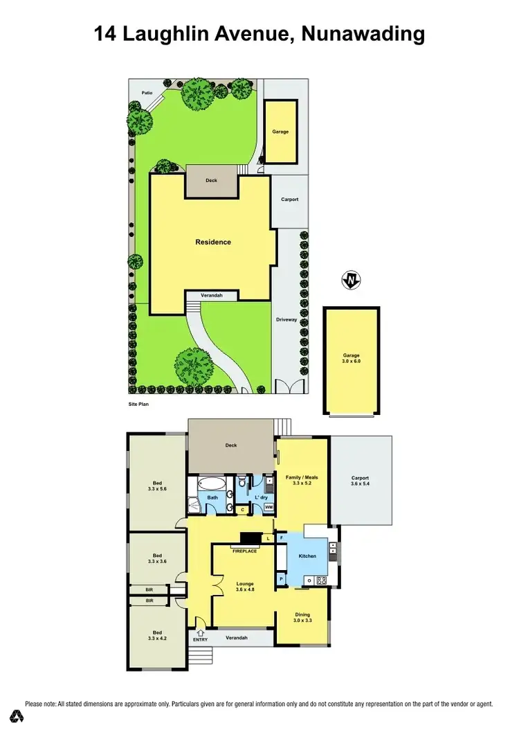 Floorplan of Homely house listing, 14 Laughlin Avenue, Nunawading VIC 3131