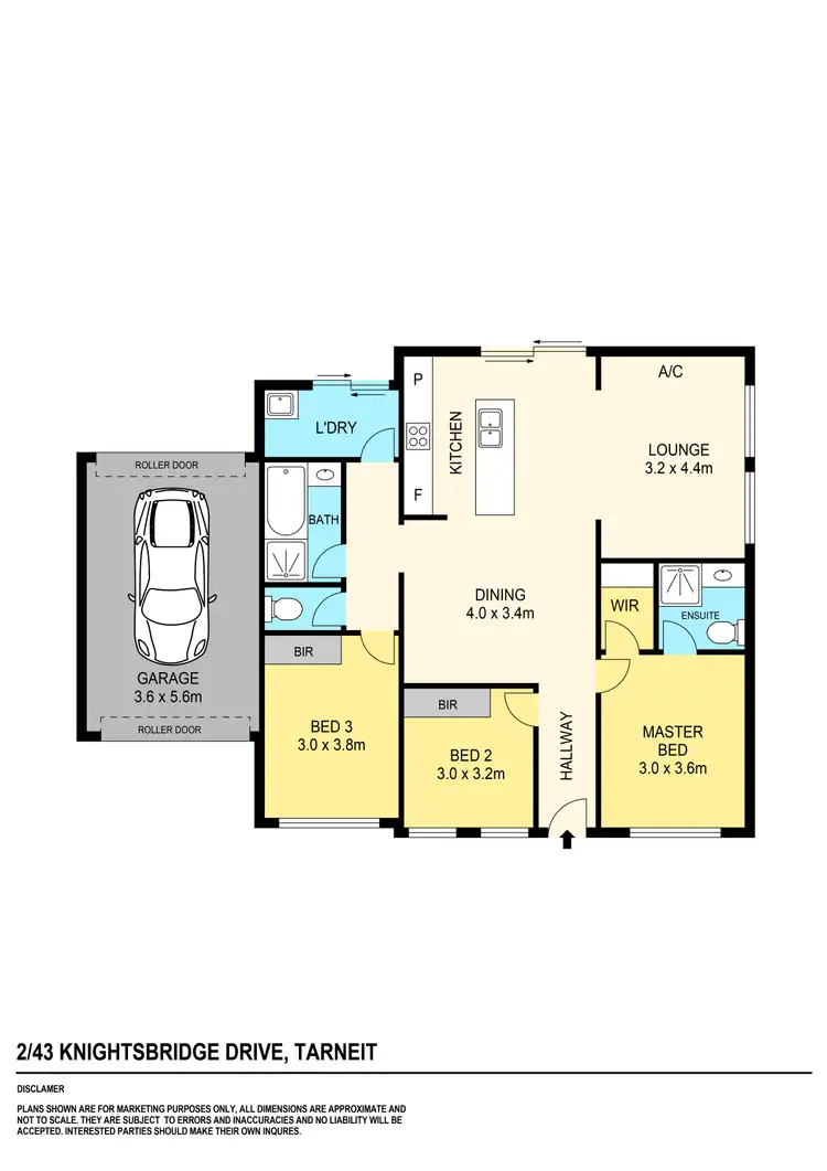 Floorplan of Homely unit listing, 2/43 Knightsbridge Drive, Tarneit VIC 3029