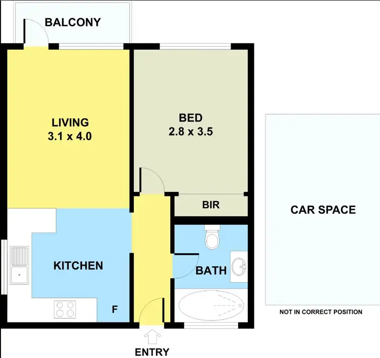 Floorplan of Homely unit listing, 4/33A Brownfield Street, Mordialloc VIC 3195