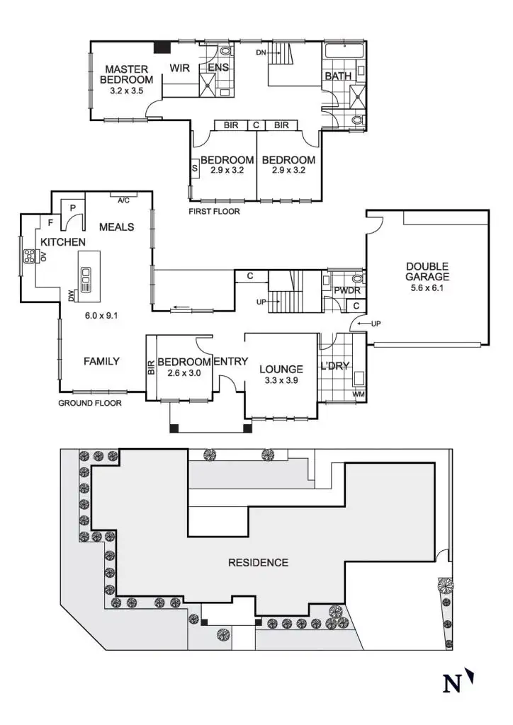 Floorplan of Homely house listing, 4 Taylor Link, Doreen VIC 3754