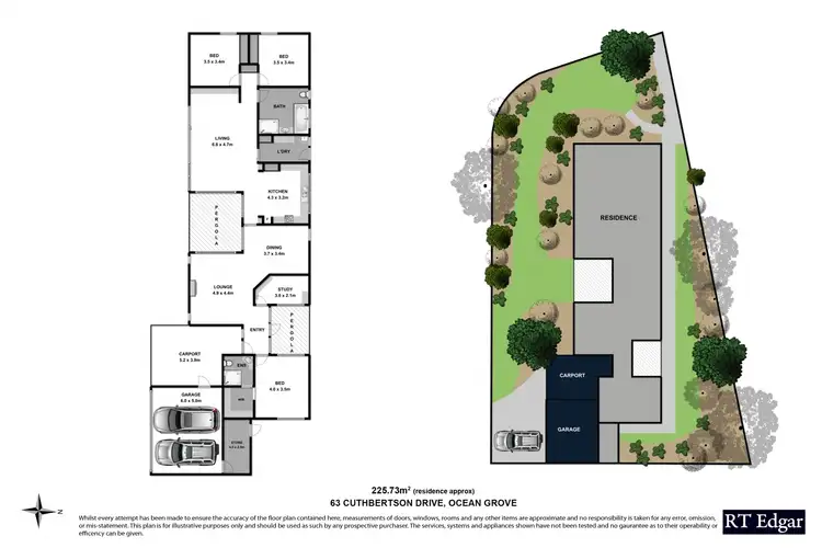 Floorplan of Homely house listing, 63 Cuthbertson Drive, Ocean Grove VIC 3226