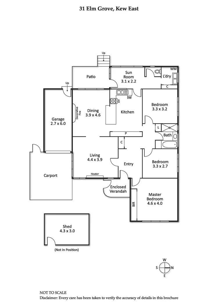 Floorplan of Homely house listing, 31 Elm Grove, Kew East VIC 3102