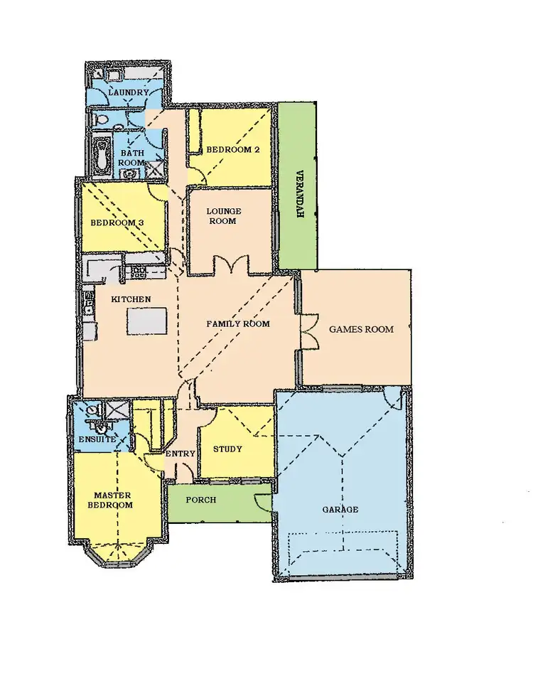 Floorplan of Homely house listing, 7 Kelly Court, Stratford VIC 3862