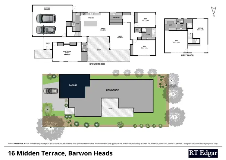 Floorplan of Homely house listing, 16 Midden Terrace, Barwon Heads VIC 3227