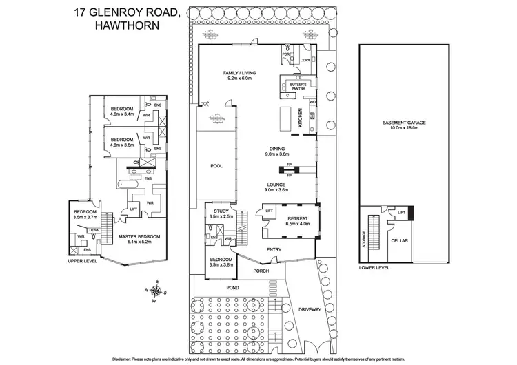 Floorplan of Homely house listing, 17 Glenroy Road, Hawthorn VIC 3122