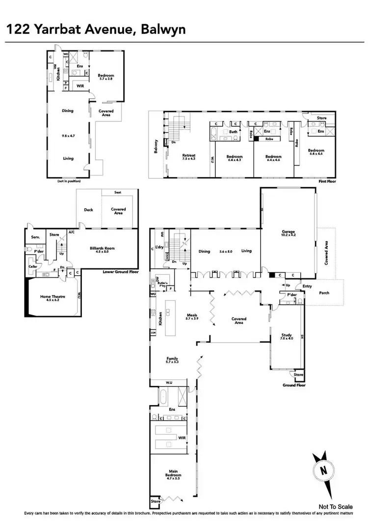 Floorplan of Homely house listing, 122 Yarrbat Avenue, Balwyn VIC 3103