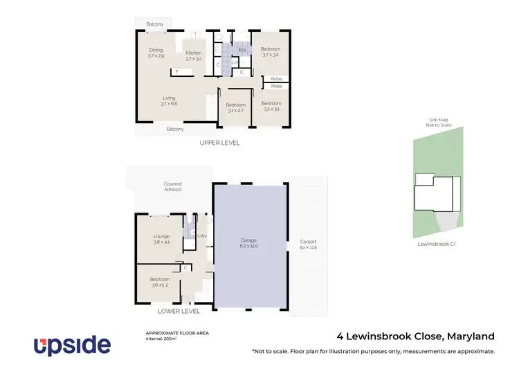 Floorplan of Homely house listing, 4 Lewinsbrook Close, Maryland NSW 2287