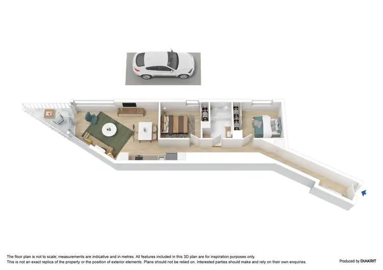Floorplan of Homely apartment listing, 302/111 Leicester Street, Carlton VIC 3053