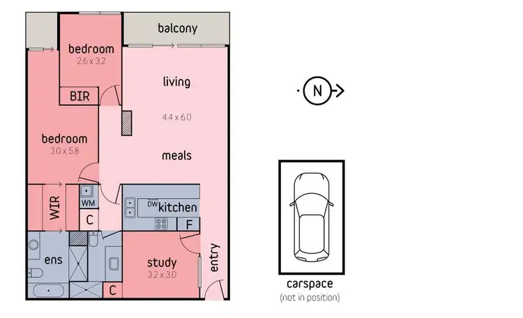 Floorplan of Homely apartment listing, 115/60 Siddeley Street, Docklands VIC 3008