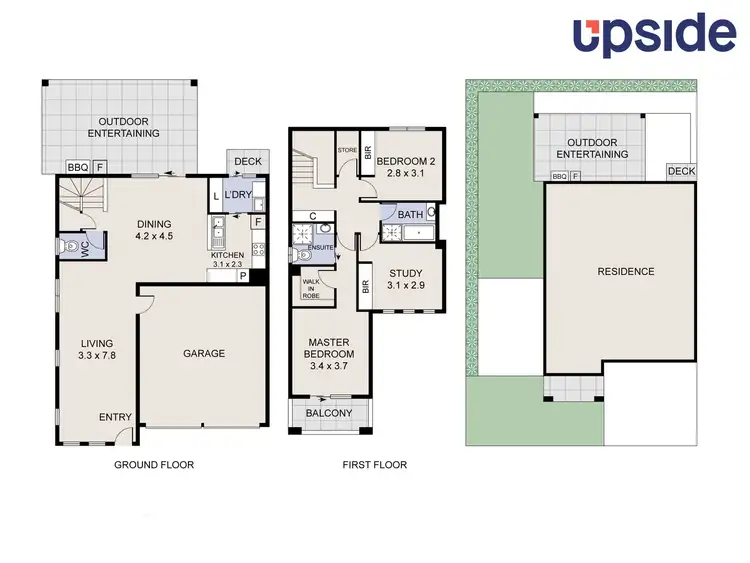 Floorplan of Homely townhouse listing, 8/11 Hutchison Circuit, Crestwood NSW 2620