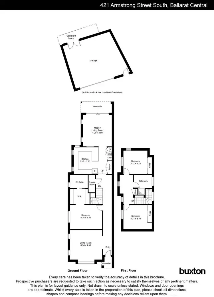 Floorplan of Homely house listing, 421 Armstrong Street South, Ballarat Central VIC 3350