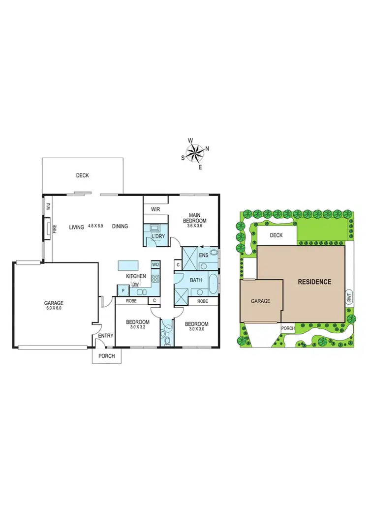 Floorplan of Homely townhouse listing, 21 Cavalier Street, Bentleigh East VIC 3165