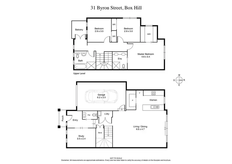Floorplan of Homely townhouse listing, 31 Byron Street, Box Hill South VIC 3128