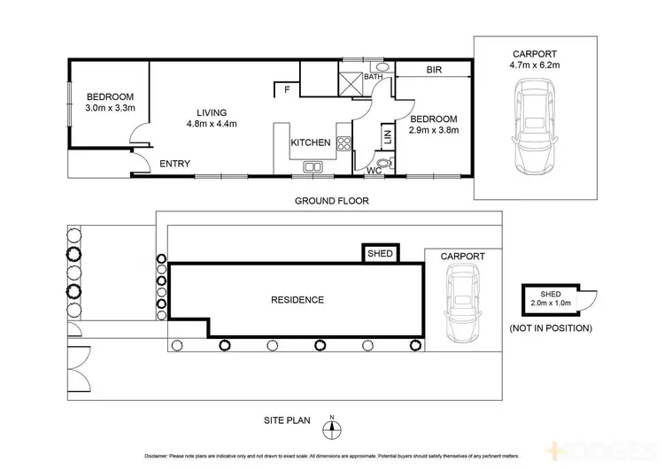 Floorplan of Homely house listing, 2/64 Hope Street, Geelong West VIC 3218