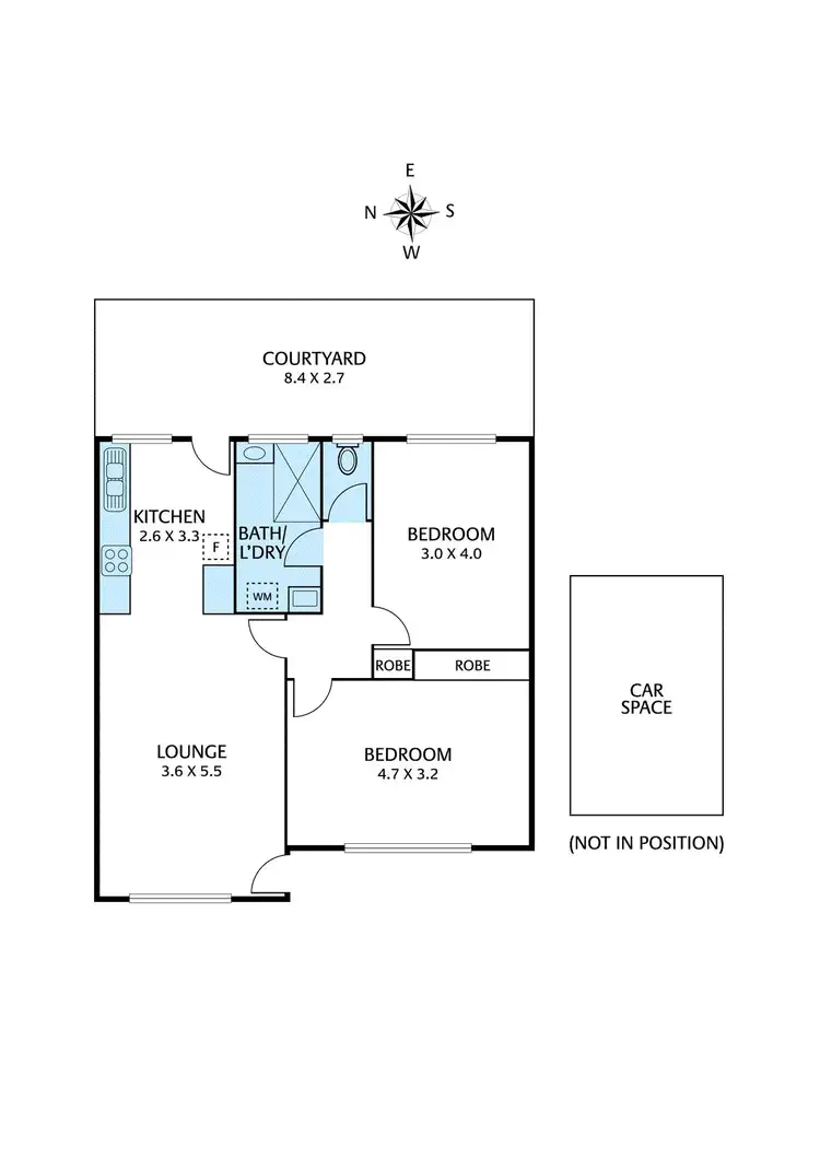 Floorplan of Homely unit listing, 3/62 Bridge Street, Eltham VIC 3095