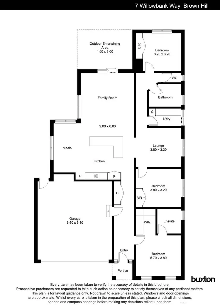 Floorplan of Homely house listing, 7 Willowbank Way, Brown Hill VIC 3350