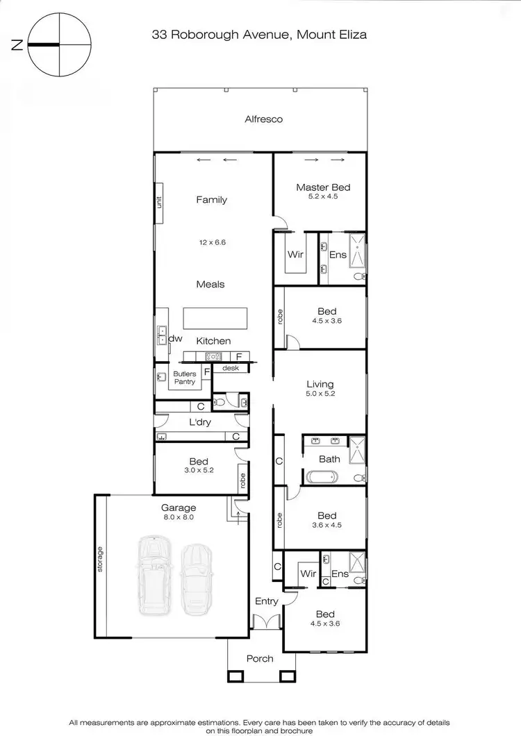 Floorplan of Homely house listing, 33 Roborough Avenue, Mount Eliza VIC 3930