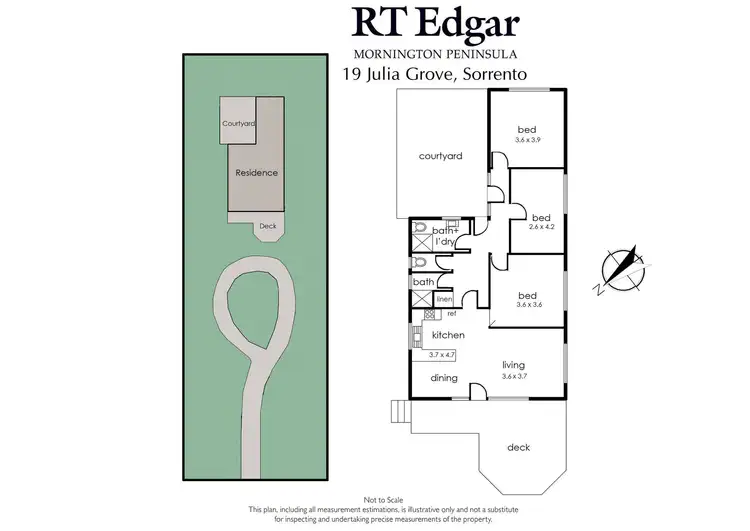 Floorplan of Homely house listing, 19 Julia Grove, Sorrento VIC 3943