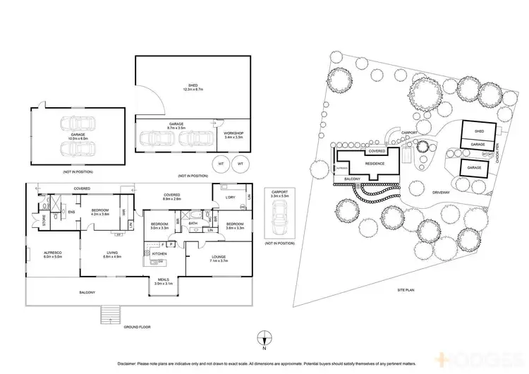 Floorplan of Homely house listing, 165 Waurn Ponds Drive, Waurn Ponds VIC 3216