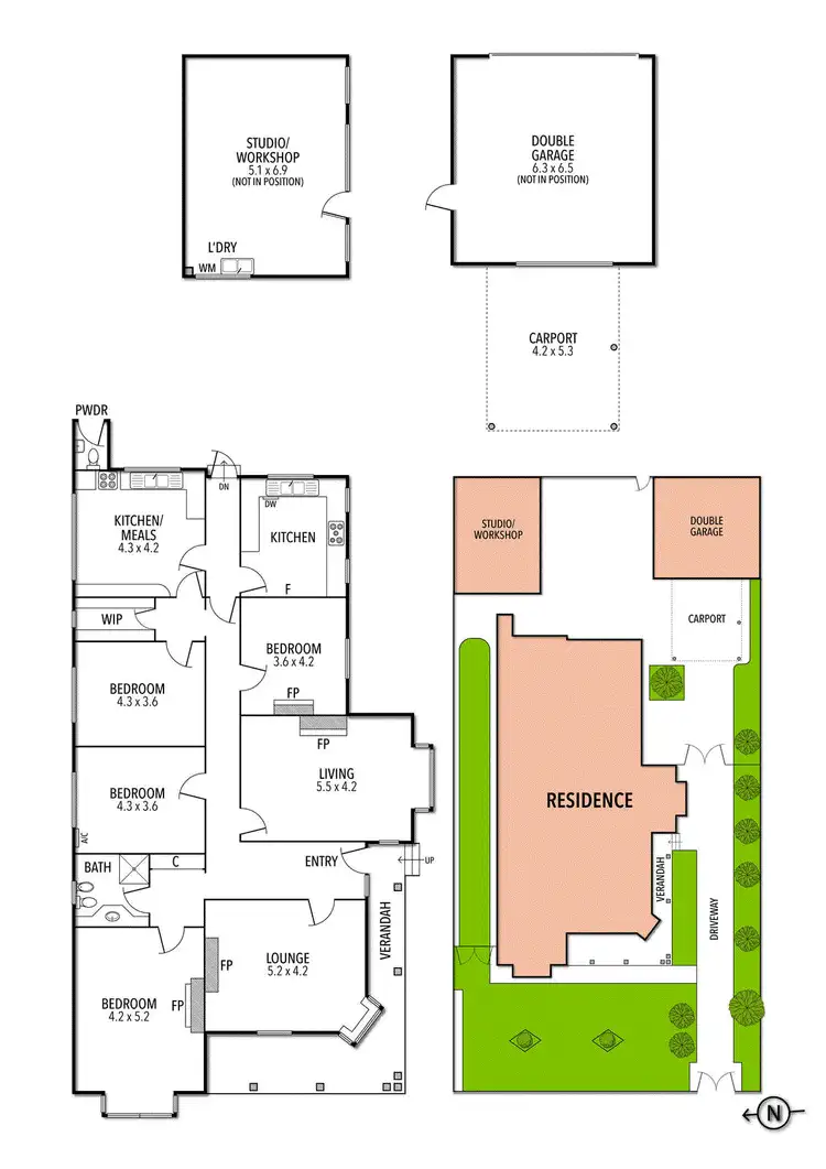 Floorplan of Homely house listing, 4 Mantell Street, Moonee Ponds VIC 3039