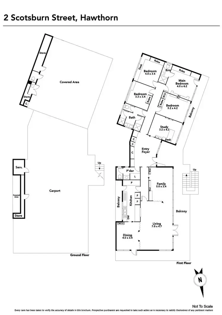Floorplan of Homely house listing, 2 Scotsburn Street, Hawthorn VIC 3122