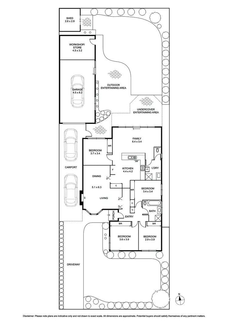 Floorplan of Homely house listing, 7 Gladesville Drive, Bentleigh East VIC 3165