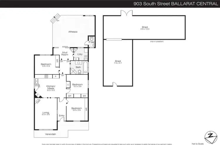 Floorplan of Homely house listing, 903 South Street, Ballarat Central VIC 3350
