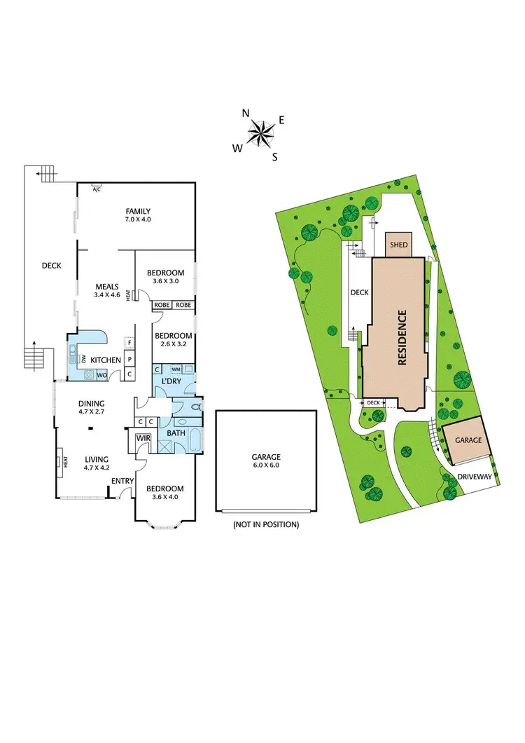 Floorplan of Homely house listing, 9 Bayfield Drive, Eltham VIC 3095