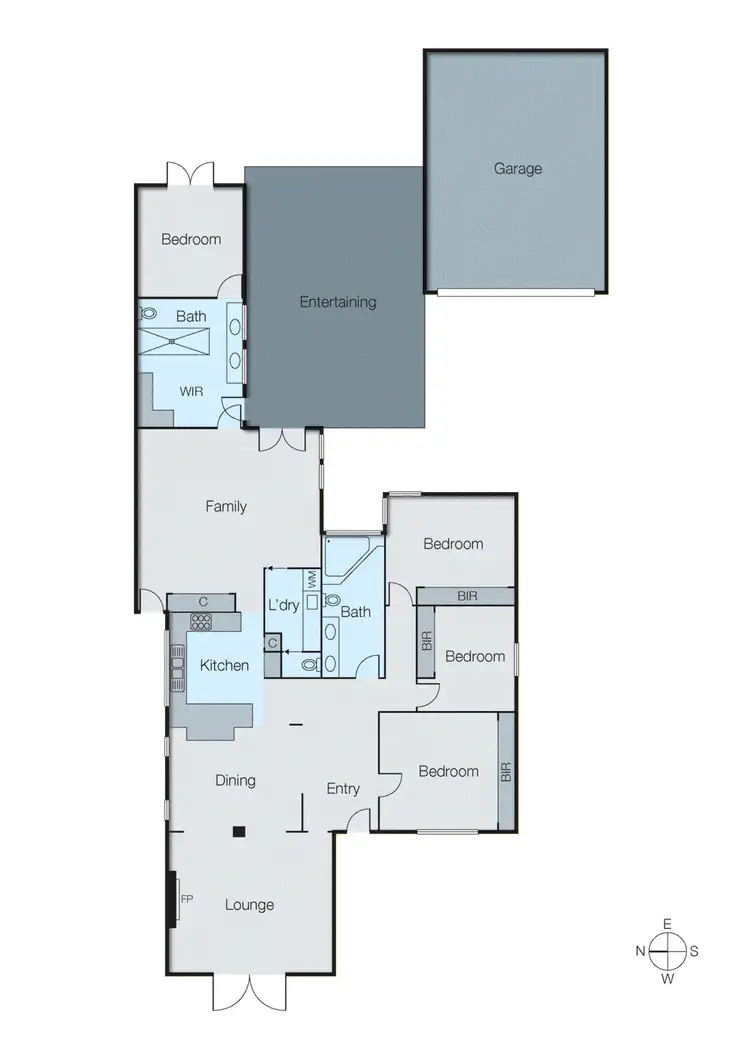Floorplan of Homely house listing, 23 Ward Avenue, Oakleigh South VIC 3167