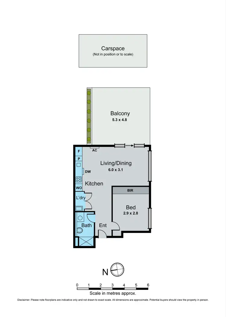 Floorplan of Homely apartment listing, 301/93 Warrigal Road, Hughesdale VIC 3166