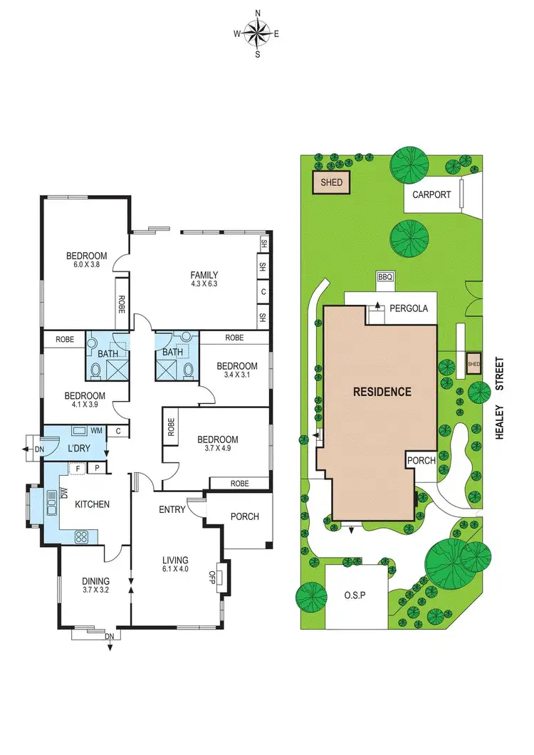 Floorplan of Homely house listing, 23 Central Avenue, Moorabbin VIC 3189